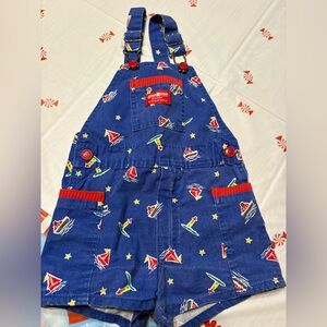 VTG OshKosh B’gosh Sailboat Overalls | Size 4T ⚓️⭐️  MADE IN U.S.A.
